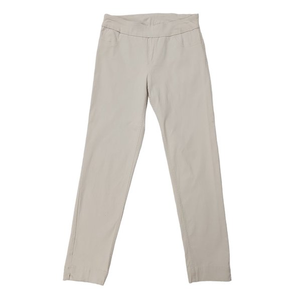 Soft Surroundings Pants Womens Small Beige Ankle Pull On Straight Tummy Control - Picture 1 of 12